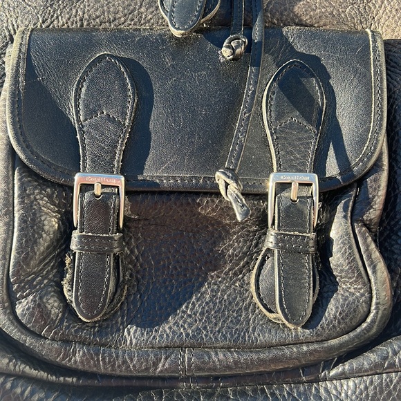 Black leather Cole Haan backpack - Picture 7 of 15